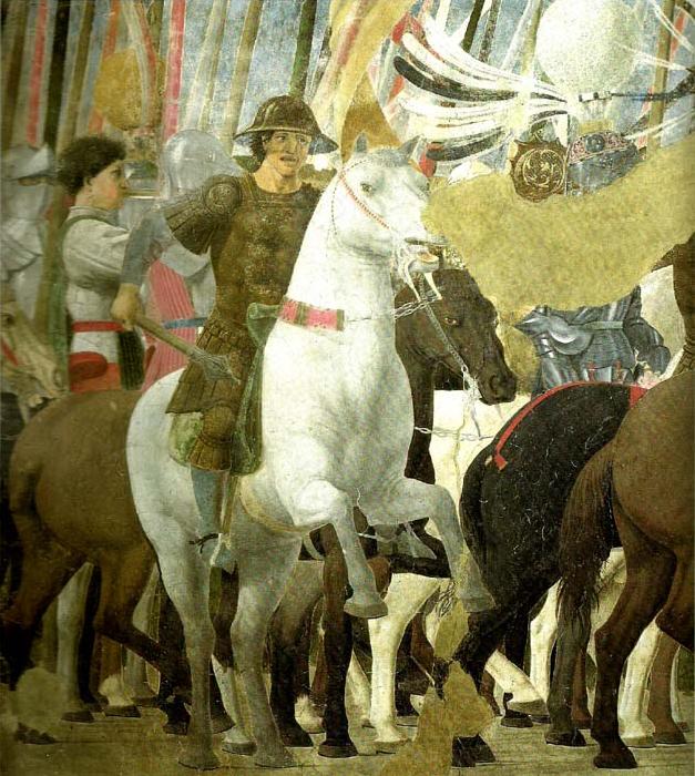 Piero della Francesca the legend of the true cross, detail